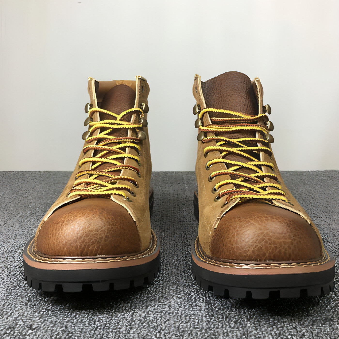 Autumn And Winter Men's Round Toe Fashion Casual Leather Shoes Martin