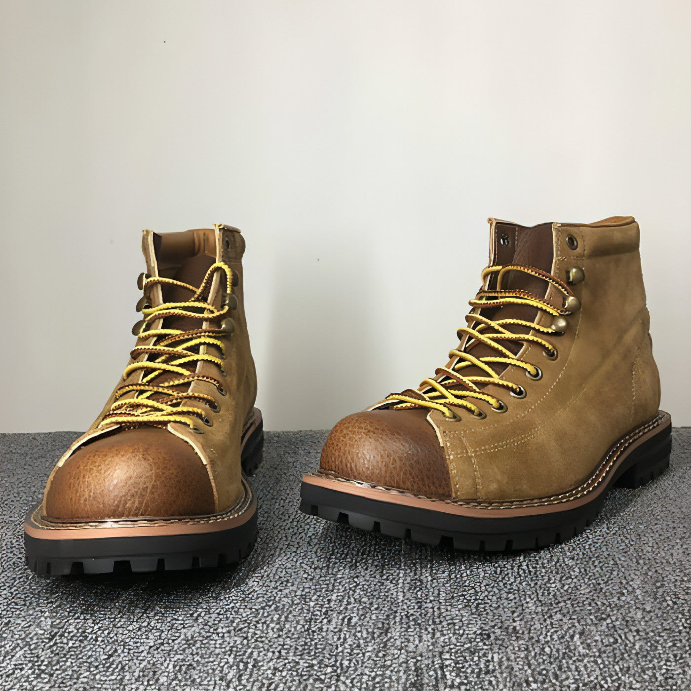 Autumn And Winter Men's Round Toe Fashion Casual Leather Shoes Martin